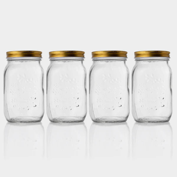 4 Bocaux de 1000 ml