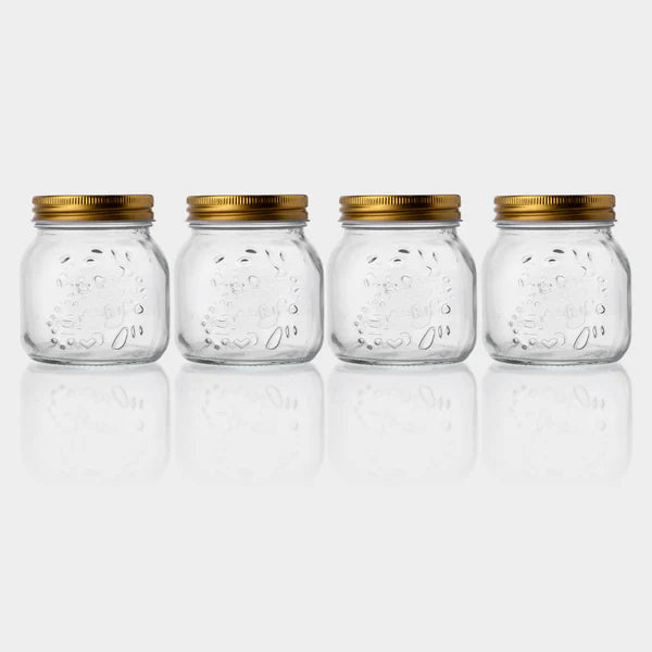 4 Bocaux de 380 ml