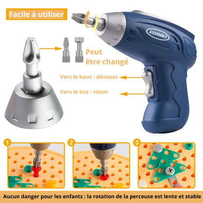 Mini-perceuse pour L'atelier Montessori™