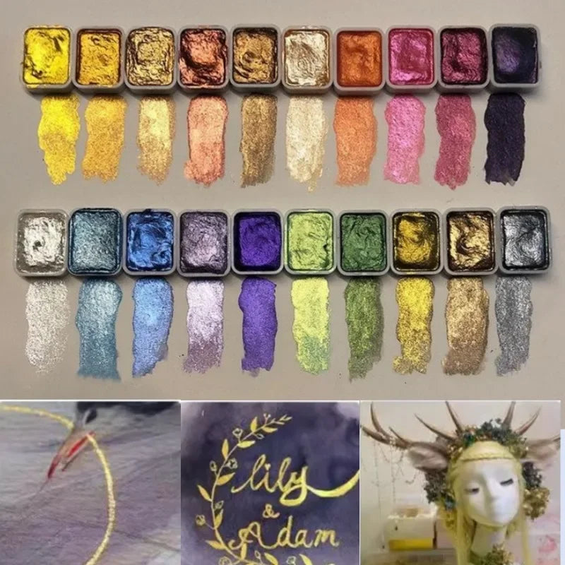 PearlArt™ - 20 couleurs brillantes qui transforment vos créations en œuvres d'art !